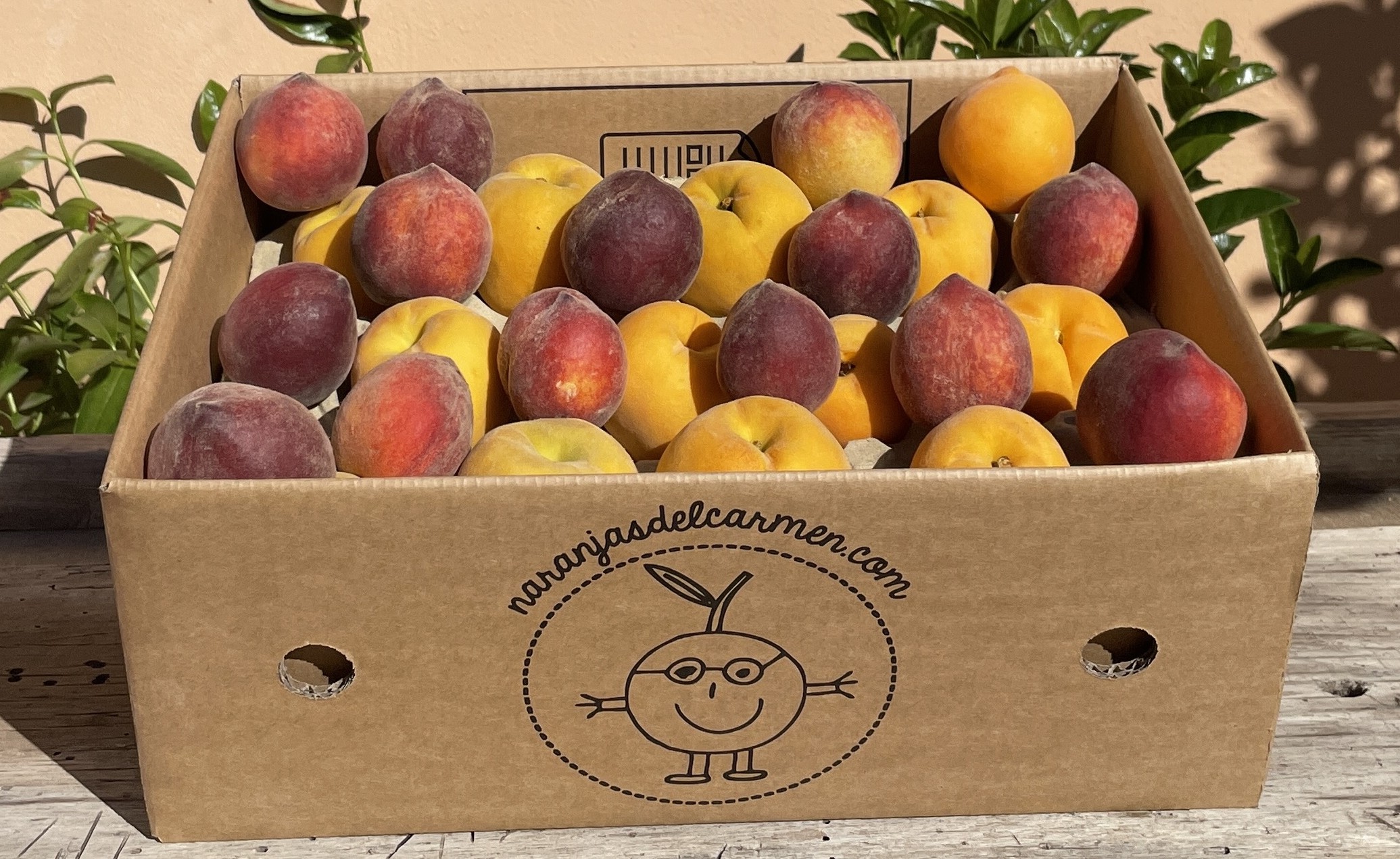 PDP caja melocotones PDP caja melocotones
