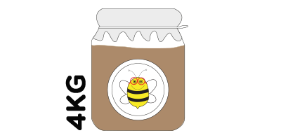 Small Hive<br>4kg of mountain honey 