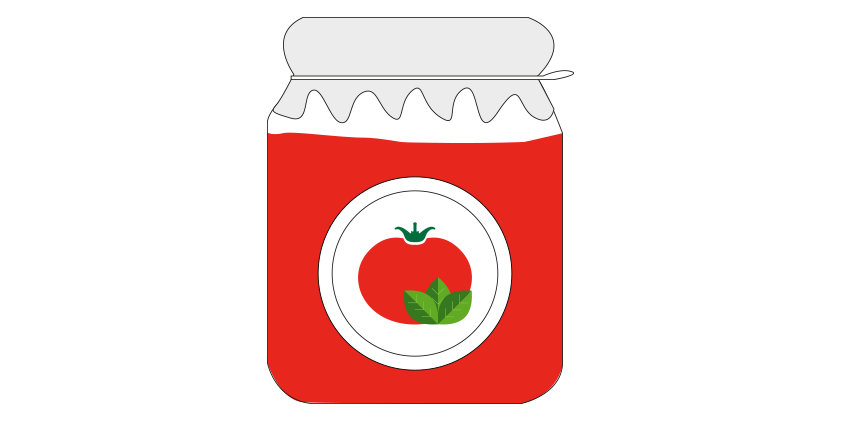 Purée de tomate au basilic<br>(650gr)